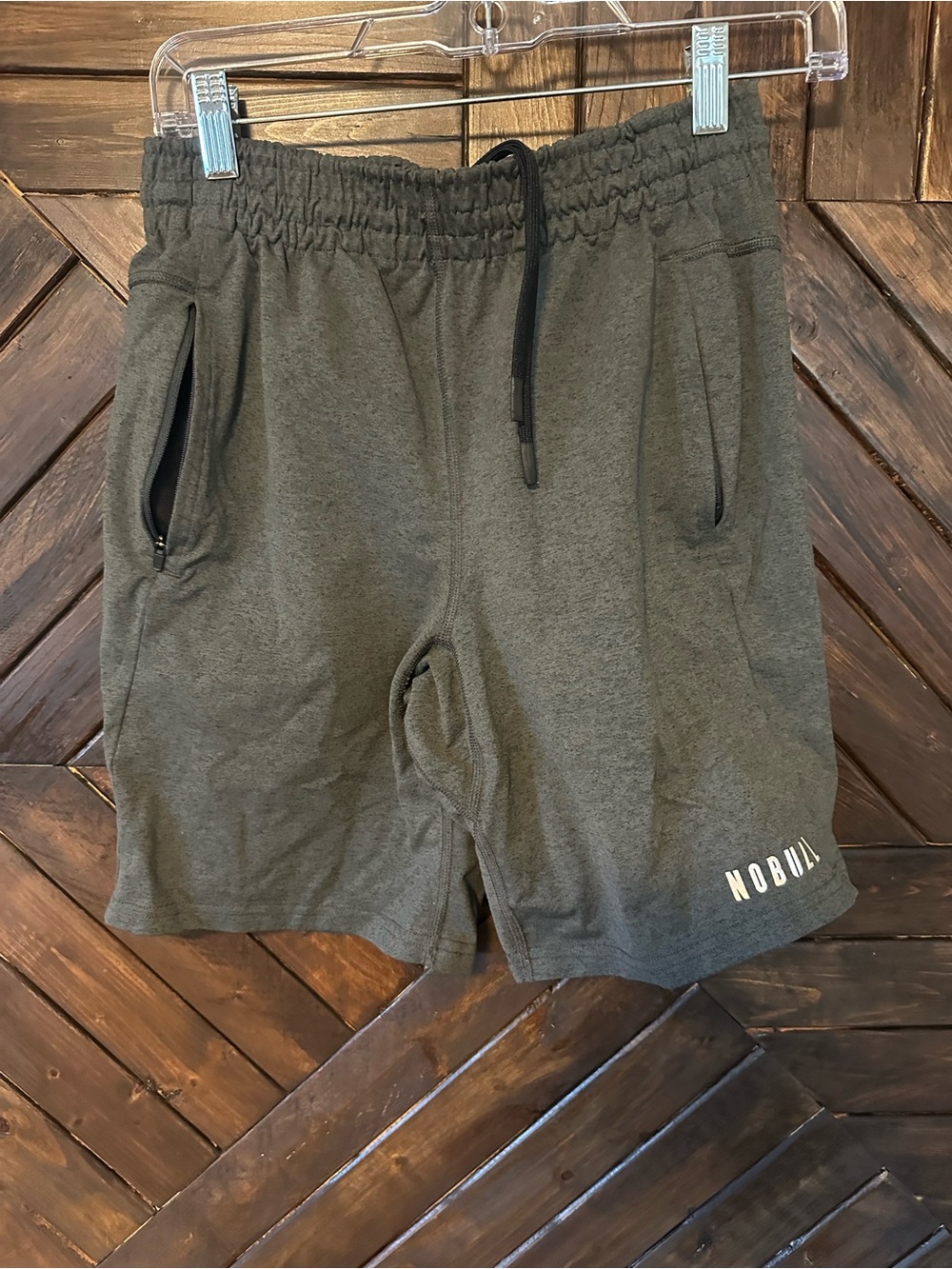 NOBULL Men's Athletic Drawstring Shorts - Charcoal